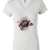 Women's Short Sleeve V-Neck T-Shirt Thumbnail