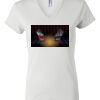 Women's Short Sleeve V-Neck T-Shirt Thumbnail