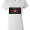 Women's Short Sleeve V-Neck T-Shirt Thumbnail