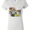 Women's Short Sleeve V-Neck T-Shirt Thumbnail