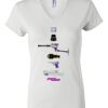 Women's Short Sleeve V-Neck T-Shirt Thumbnail