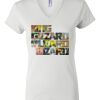 Women's Short Sleeve V-Neck T-Shirt Thumbnail