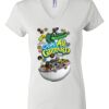 Women's Short Sleeve V-Neck T-Shirt Thumbnail