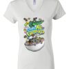 Women's Short Sleeve V-Neck T-Shirt Thumbnail