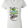 Women's Short Sleeve V-Neck T-Shirt Thumbnail