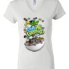 Women's Short Sleeve V-Neck T-Shirt Thumbnail