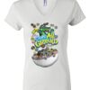 Women's Short Sleeve V-Neck T-Shirt Thumbnail