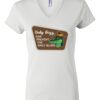 Women's Short Sleeve V-Neck T-Shirt Thumbnail