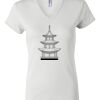 Women's Short Sleeve V-Neck T-Shirt Thumbnail