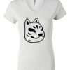 Women's Short Sleeve V-Neck T-Shirt Thumbnail