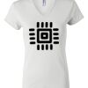 Women's Short Sleeve V-Neck T-Shirt Thumbnail
