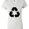 Women's Short Sleeve V-Neck T-Shirt Thumbnail