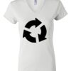 Women's Short Sleeve V-Neck T-Shirt Thumbnail
