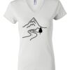 Women's Short Sleeve V-Neck T-Shirt Thumbnail