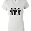 Women's Short Sleeve V-Neck T-Shirt Thumbnail