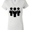 Women's Short Sleeve V-Neck T-Shirt Thumbnail