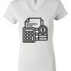 Women's Short Sleeve V-Neck T-Shirt Thumbnail