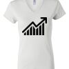 Women's Short Sleeve V-Neck T-Shirt Thumbnail
