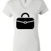 Women's Short Sleeve V-Neck T-Shirt Thumbnail