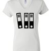 Women's Short Sleeve V-Neck T-Shirt Thumbnail