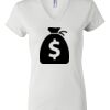 Women's Short Sleeve V-Neck T-Shirt Thumbnail