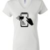 Women's Short Sleeve V-Neck T-Shirt Thumbnail