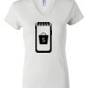 Women's Short Sleeve V-Neck T-Shirt Thumbnail