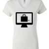 Women's Short Sleeve V-Neck T-Shirt Thumbnail
