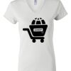 Women's Short Sleeve V-Neck T-Shirt Thumbnail