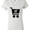 Women's Short Sleeve V-Neck T-Shirt Thumbnail
