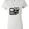 Women's Short Sleeve V-Neck T-Shirt Thumbnail