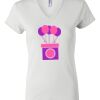 Women's Short Sleeve V-Neck T-Shirt Thumbnail