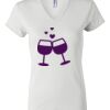 Women's Short Sleeve V-Neck T-Shirt Thumbnail