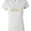 Women's Short Sleeve V-Neck T-Shirt Thumbnail