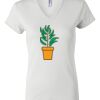 Women's Short Sleeve V-Neck T-Shirt Thumbnail