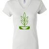 Women's Short Sleeve V-Neck T-Shirt Thumbnail