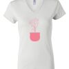 Women's Short Sleeve V-Neck T-Shirt Thumbnail