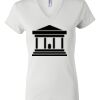 Women's Short Sleeve V-Neck T-Shirt Thumbnail