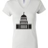 Women's Short Sleeve V-Neck T-Shirt Thumbnail