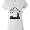 Women's Short Sleeve V-Neck T-Shirt Thumbnail