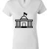 Women's Short Sleeve V-Neck T-Shirt Thumbnail