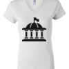 Women's Short Sleeve V-Neck T-Shirt Thumbnail