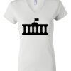 Women's Short Sleeve V-Neck T-Shirt Thumbnail