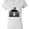 Women's Short Sleeve V-Neck T-Shirt Thumbnail