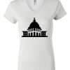 Women's Short Sleeve V-Neck T-Shirt Thumbnail