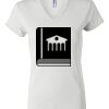 Women's Short Sleeve V-Neck T-Shirt Thumbnail