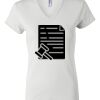 Women's Short Sleeve V-Neck T-Shirt Thumbnail