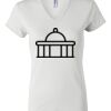 Women's Short Sleeve V-Neck T-Shirt Thumbnail