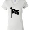 Women's Short Sleeve V-Neck T-Shirt Thumbnail