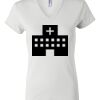 Women's Short Sleeve V-Neck T-Shirt Thumbnail